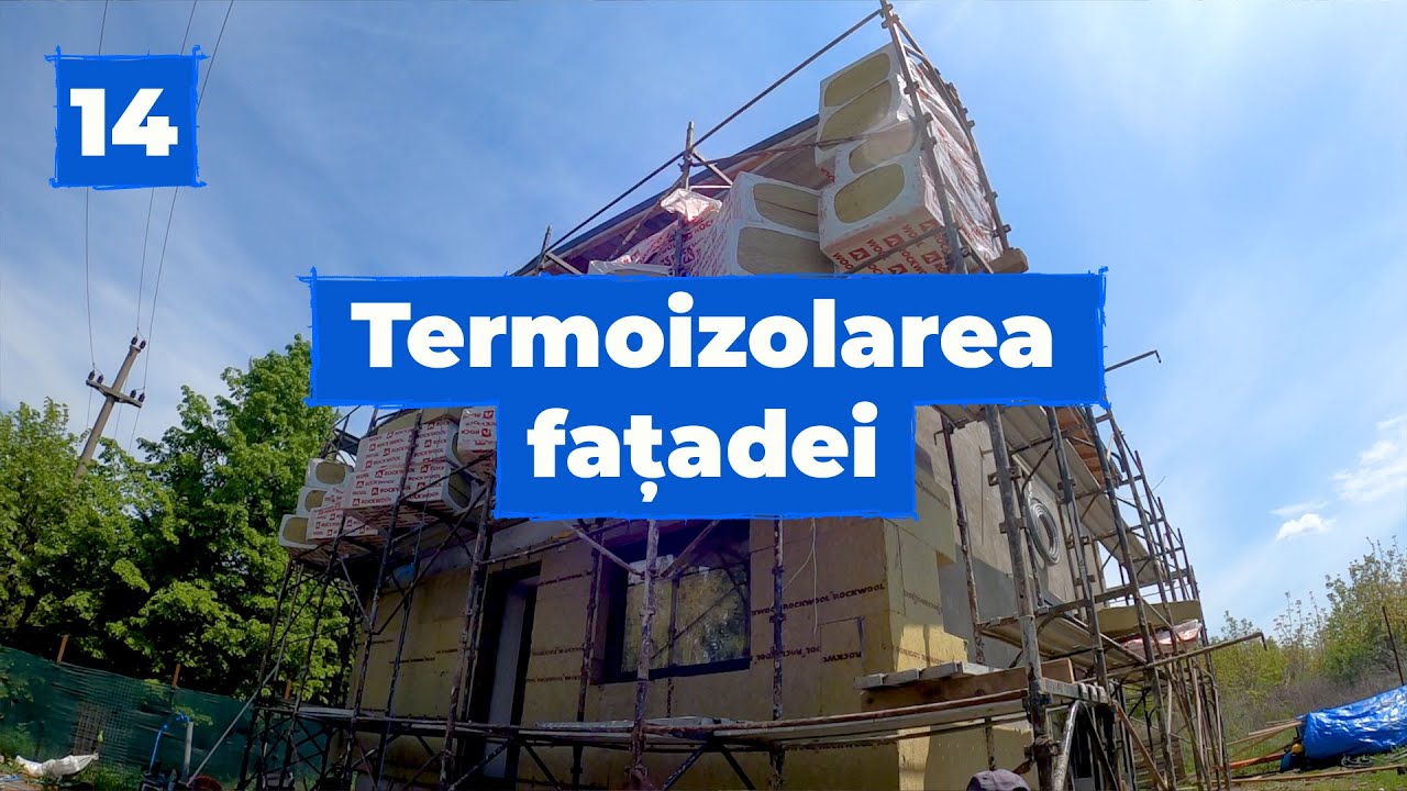 Termoizolarea fațadei cu vată bazaltică | Partea 1