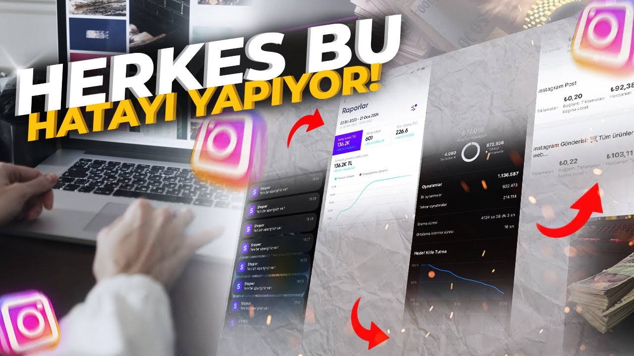 İnstagram'da BÜYÜMEK ve PARA KAZANMAK isteyenlerin yaptığı 10 HATA! (İnstagram Hesap Büyütme)