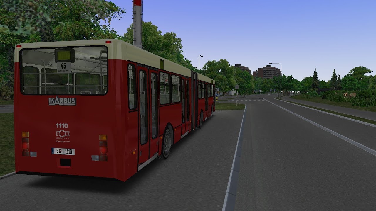 OMSI 2 Beograd | Linija 71 cela tura | Ikarbus IK - 201 (2004)