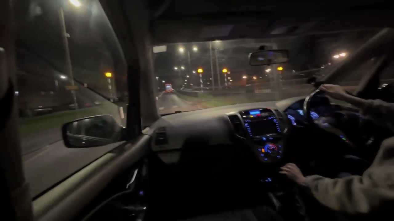 ASMR Driving and Using the Handbrake When I Stop (No Talking) Manual Car