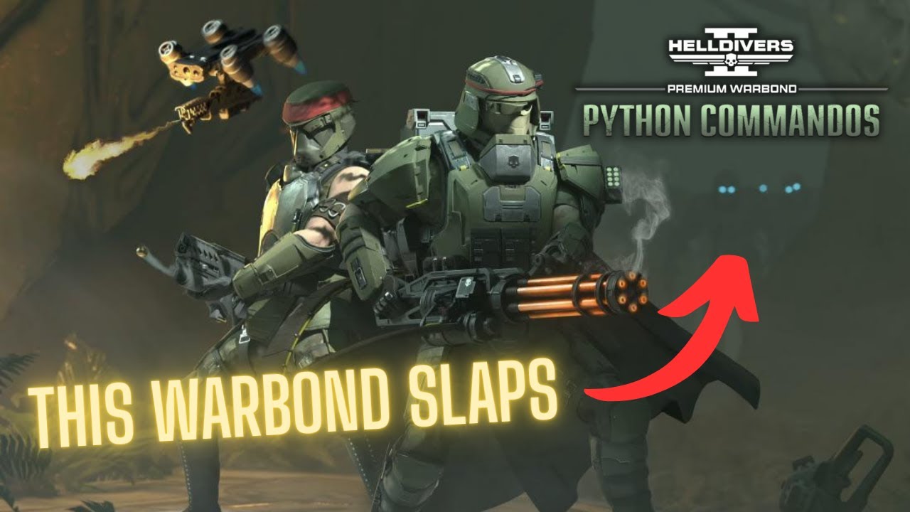 Python Commandos! These weapons are legit