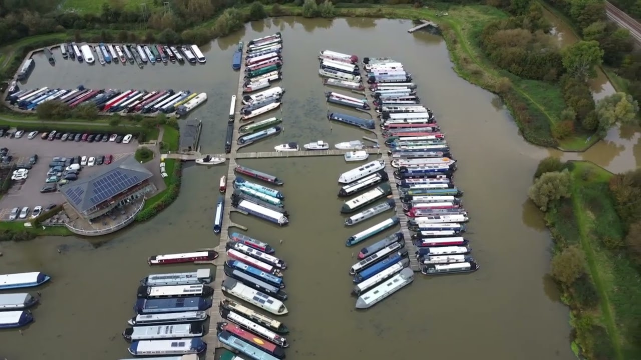 Loughborough, Pillings Lock flooding from Storm Badet Oct 23