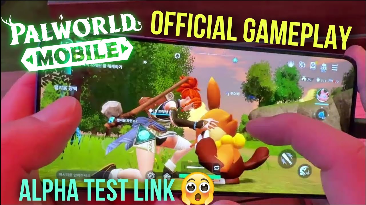 PALWORLD MOBILE GAMEPLAY 60 FPS  ! Palworld mobile First look