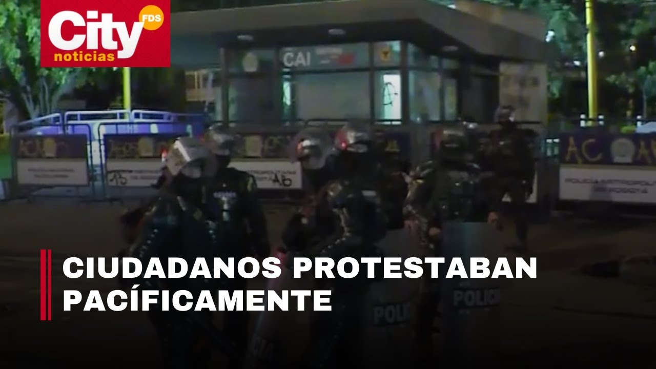Disturbios en la localidad de Suba tras protestas por el feminicidio de una mujer | CityTv