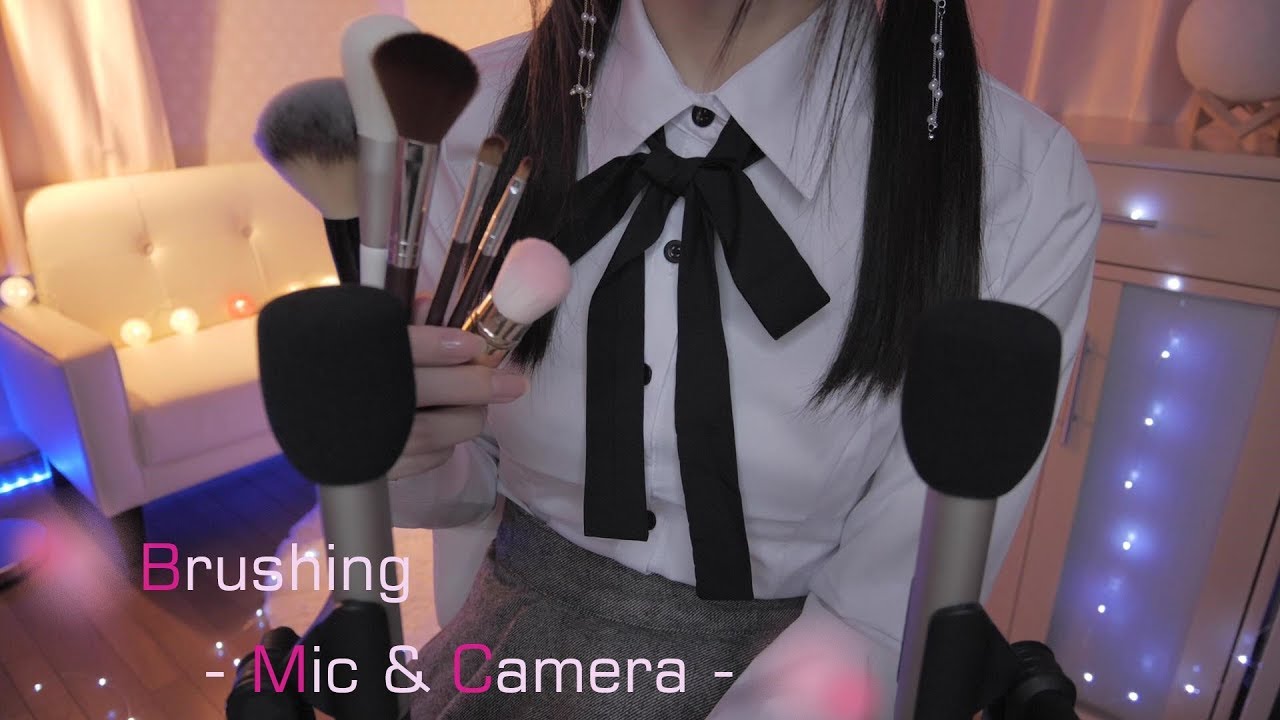 ASMR◇マイク・カメラ ブラッシング：Mic・Camera Brushing◇No Talking