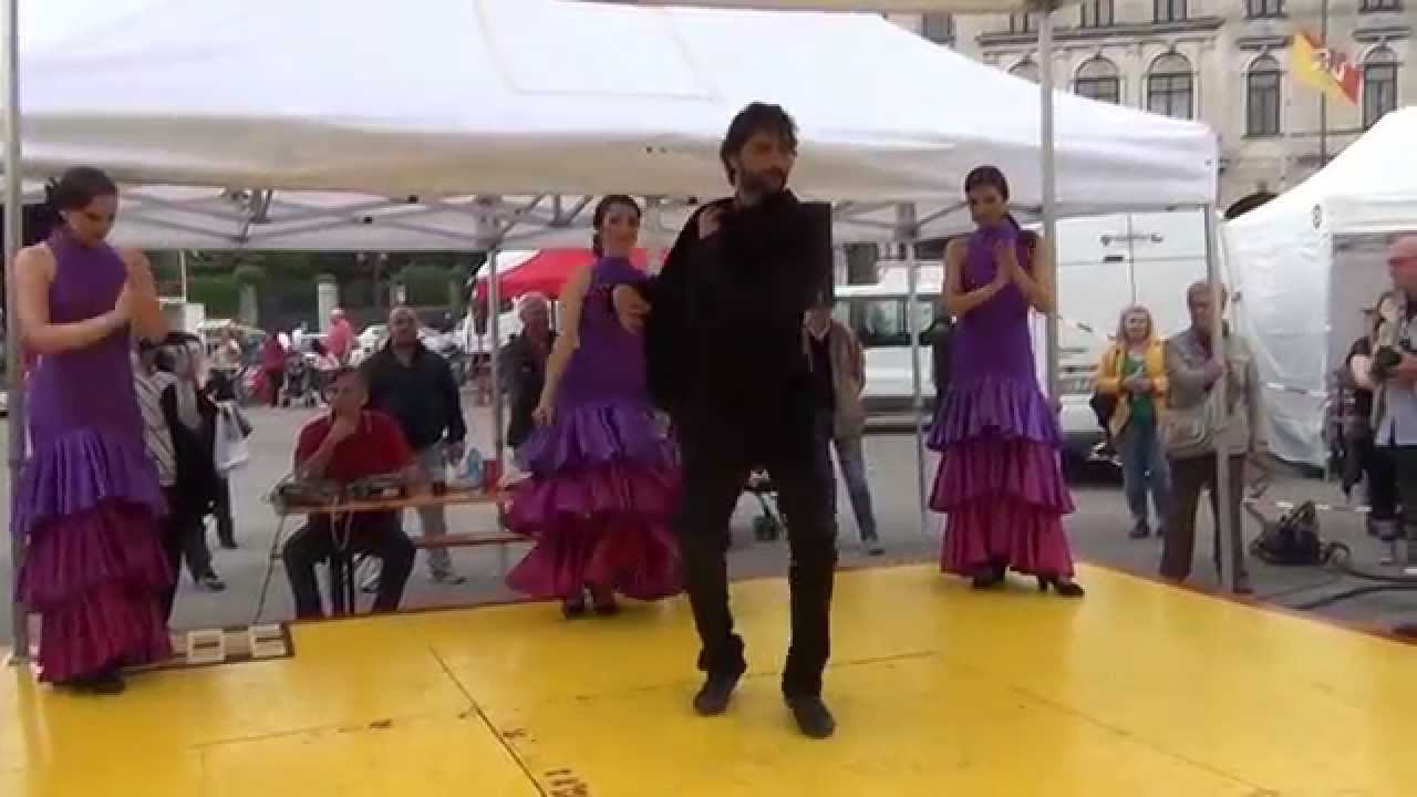 04-05-2015 Padova in festa che spettacolo il ballo del flamenco Spagna (filmador Renato)