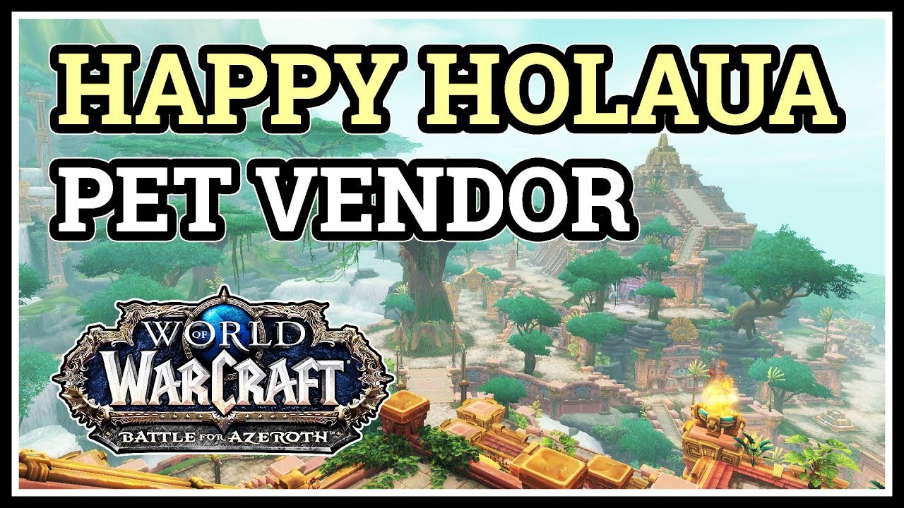 Where is Happy Holaua Pet Vendor WoW