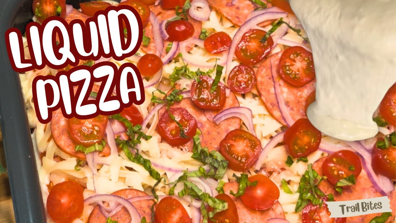 Liquid Pizza - The Easiest No-Knead Pan Pizza You'll Ever Make!