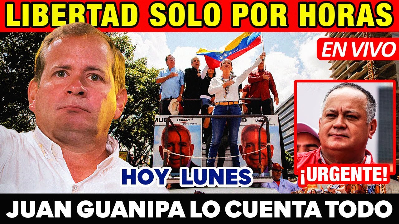 ATENCIÓN 🚨 JUAN GUANIPA VUELVE A LAS CALLES 🔴¡EMPIEZA LIBERACIÓN! PRESOS POLÍTICOS COMIENZAN A SALIR