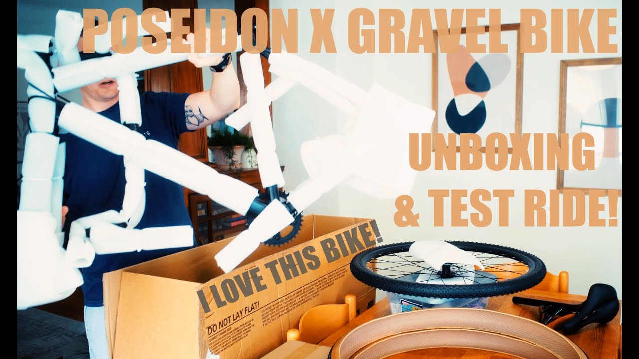 UNBOXING POSEIDON X GRAVEL BIKE... GOING FOR TEST RIDE! (I LOVE THIS BIKE)