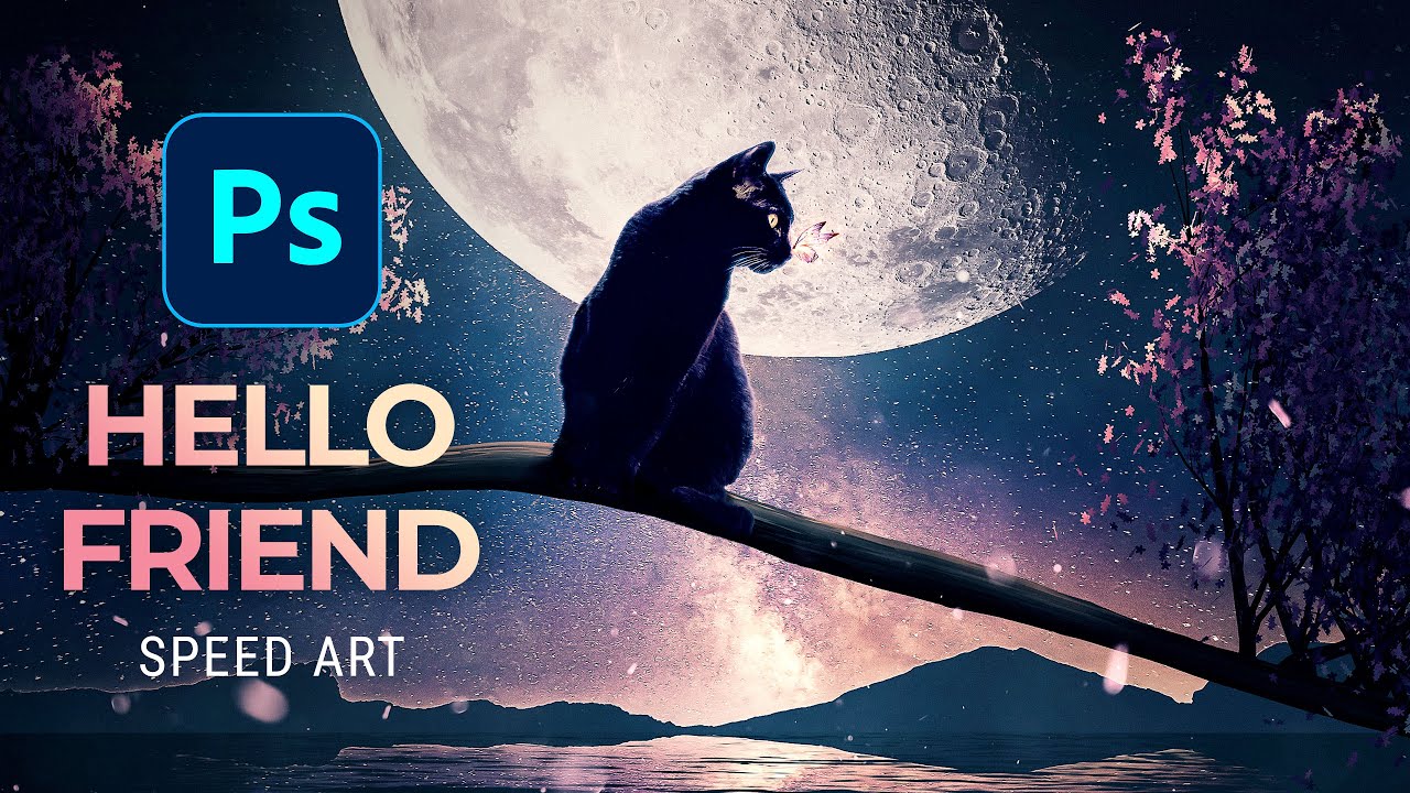 'Hello Friend' - Photoshop Speed Art