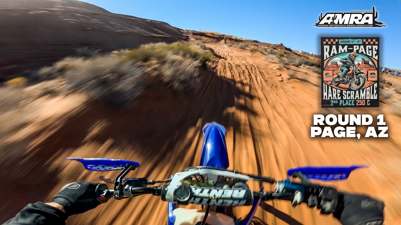 Motorcycle Desert Race AMRA 2025 Rd.1 Ram-Page - Full Race POV
