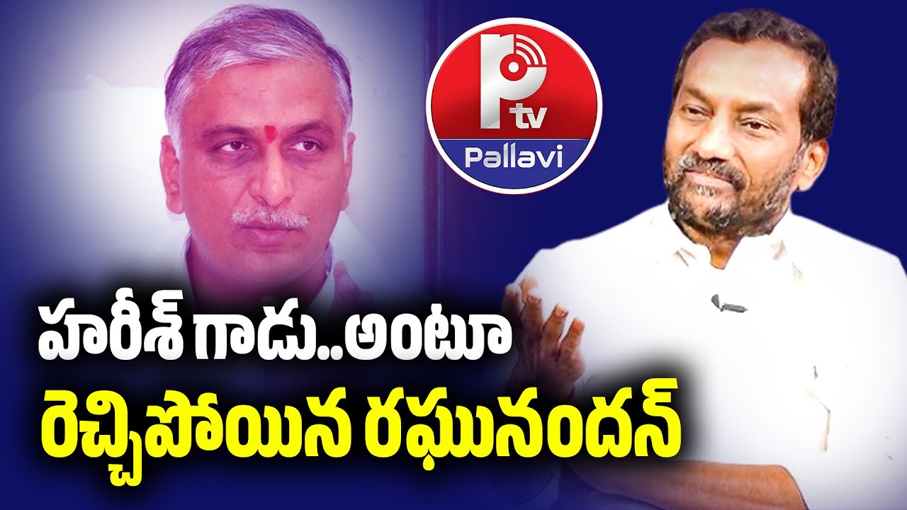 BJP MP Raghunandan Rao Fires On Harish Rao | Exclusive Interview | Pallavi TV
