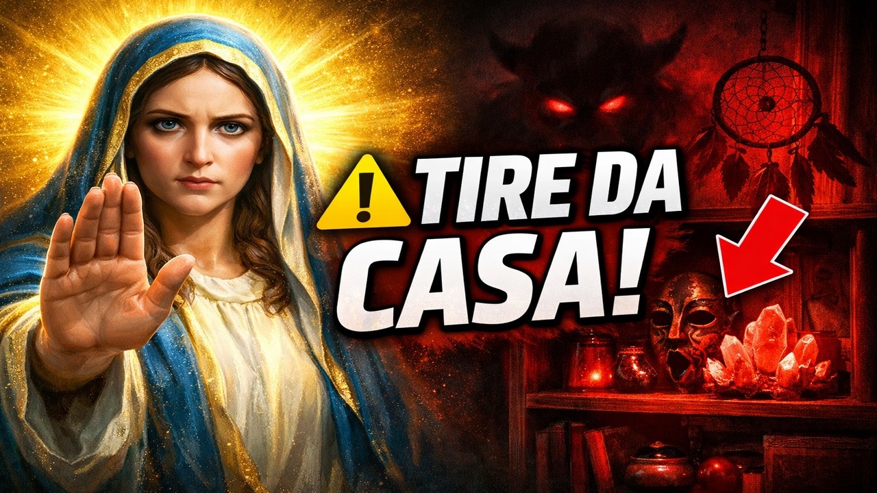 ⚠️ PARE! A Virgem Maria Disse Que TER ISSO na Sua Casa Atrai Demônios — 90% Têm e Não Sabem!