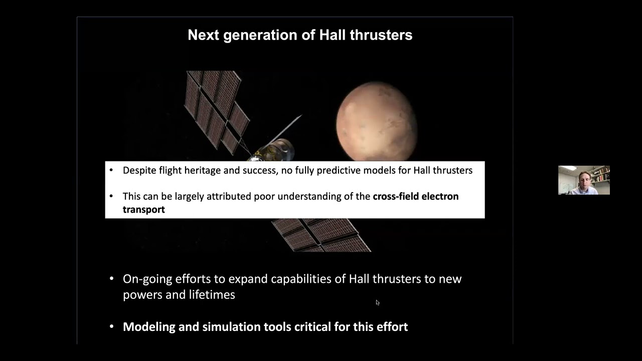 Benjamin Jorns: Cross-Field Transport in Hall Thrusters (CIPS seminar 2023/04/12)