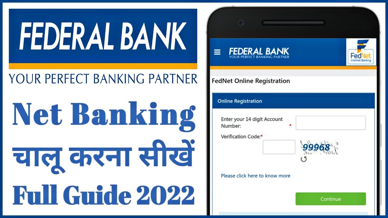 Federal Bank Net Banking Registration Hindi | Federal Bank Net Banking Kaise Chalu Kare 2022
