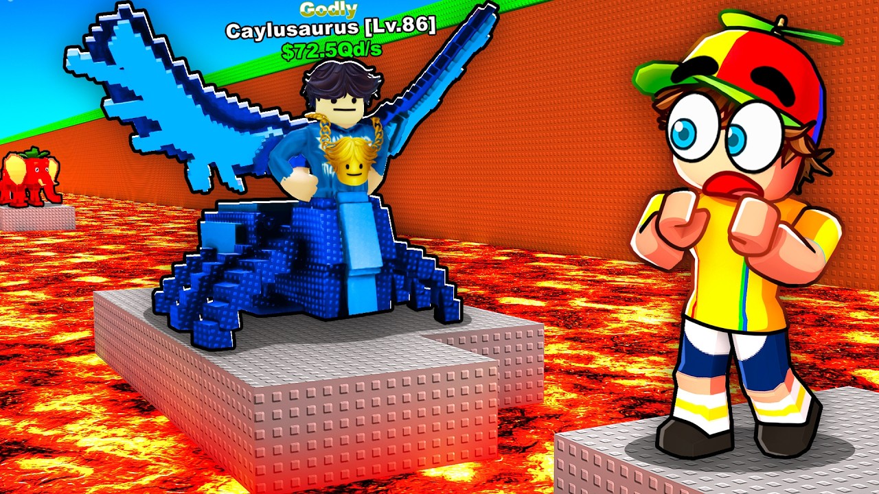 I Got My First GODLY BRAINROT In Survive Lava For Brainrots...