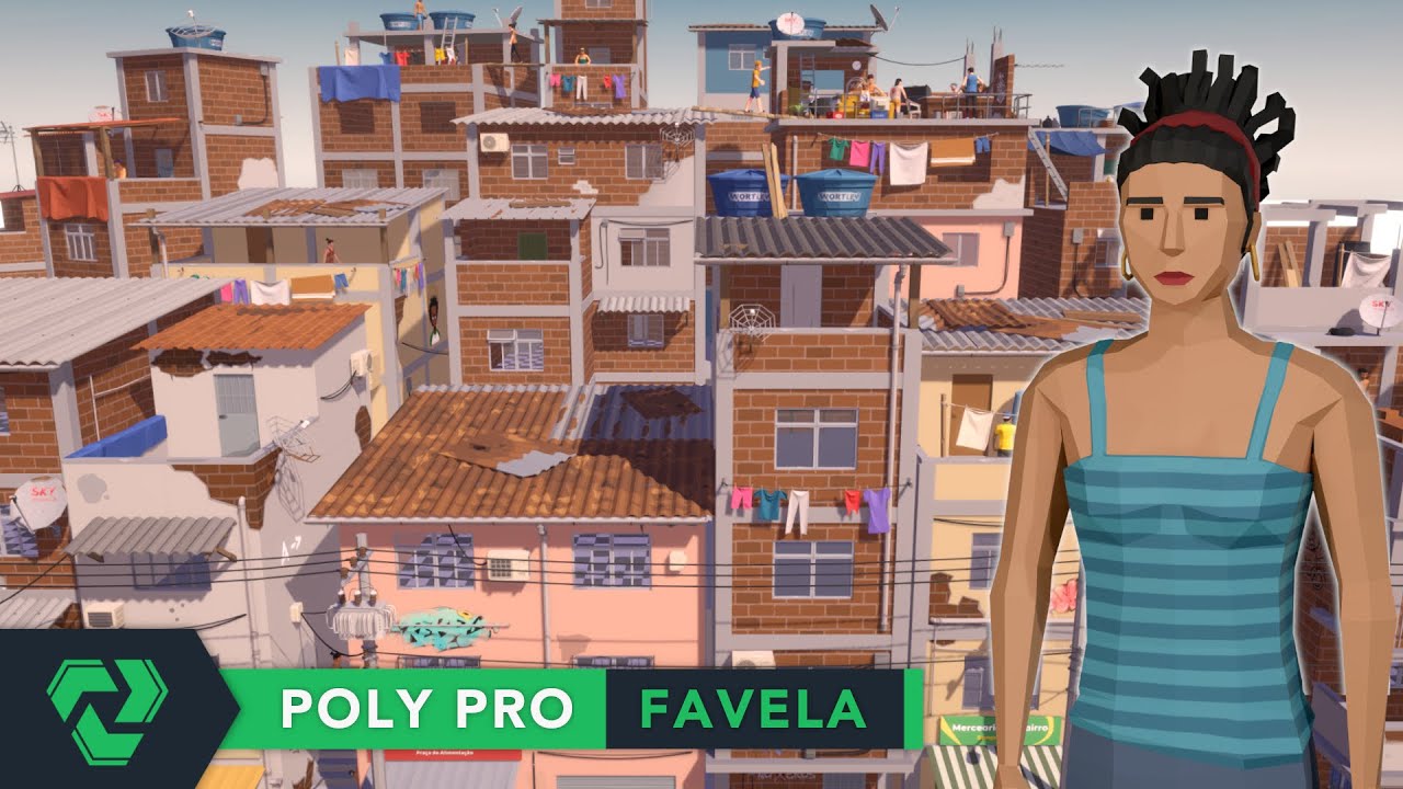Poly Pro Favela - Low Poly Slum Shantytown Assets For Games