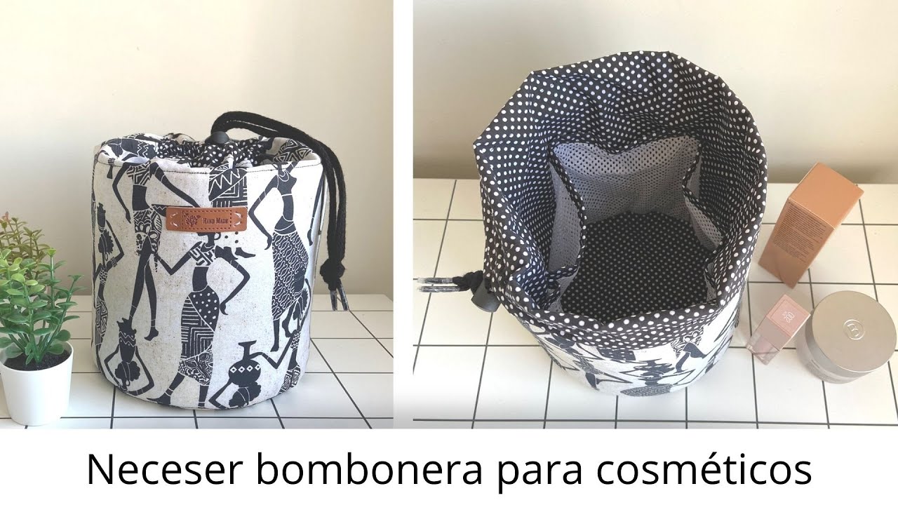 Tutorial costura: ¿Cómo hacer un neceser bombonera para cosméticos?