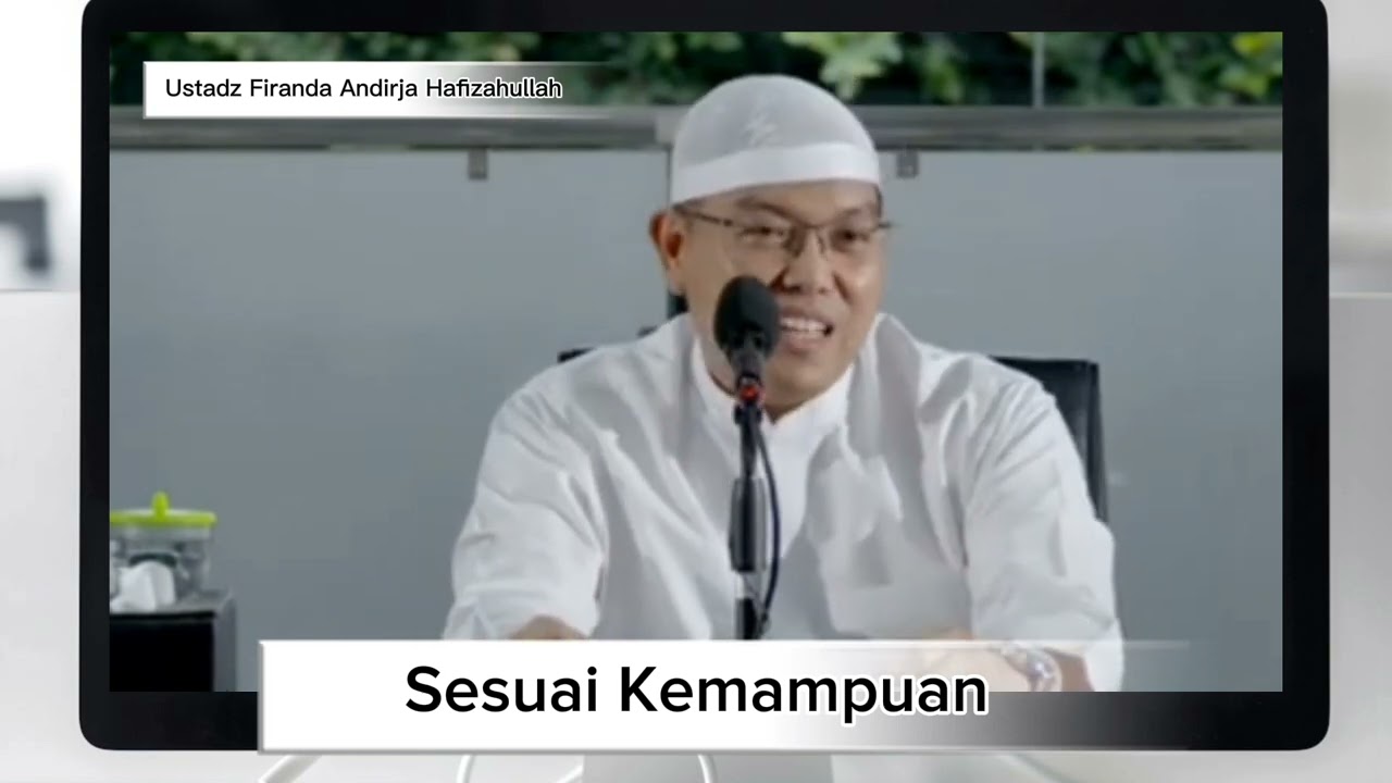 Target Sesuai Kemampuan | Ustadz Firanda Andirja Hafizahullah 