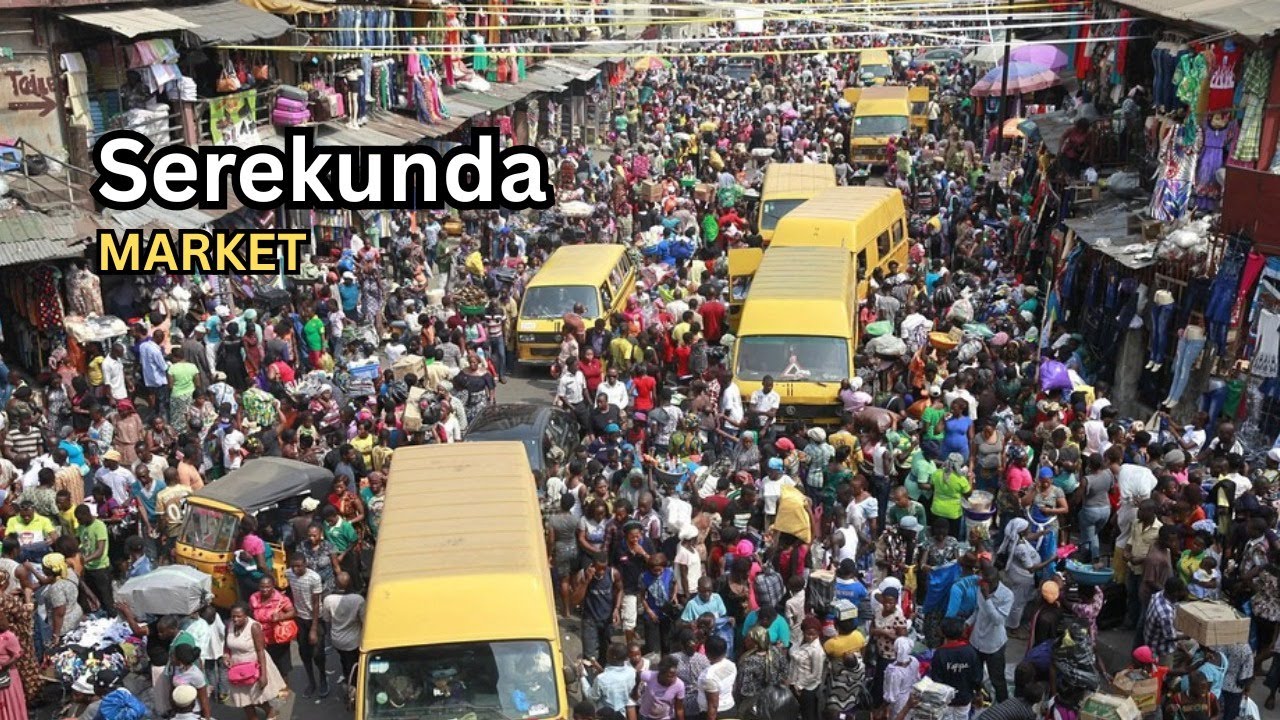 This is Serekunda Market in The Gambia