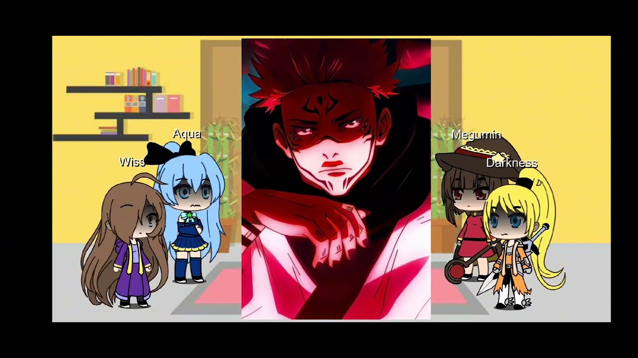 konosuba reacciona a kazuma es satoru gojo