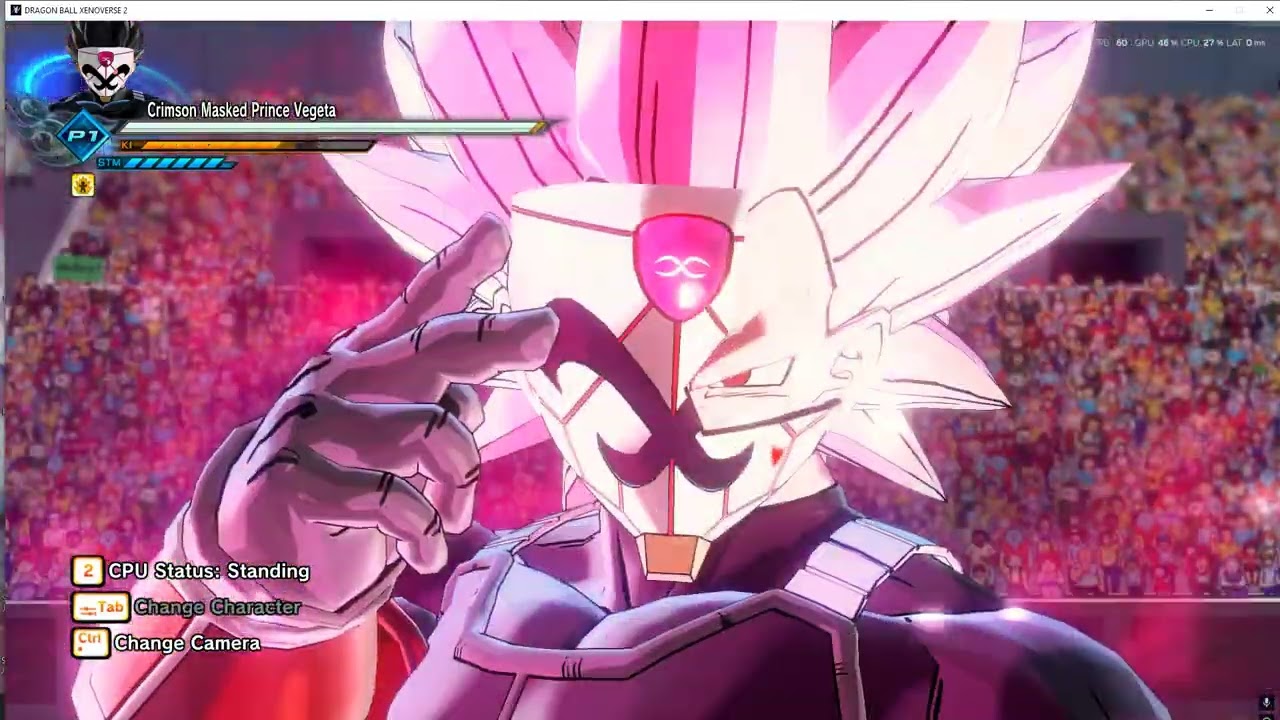 Masked Crimson Vegeta Dragon Ball Xenoverse 2