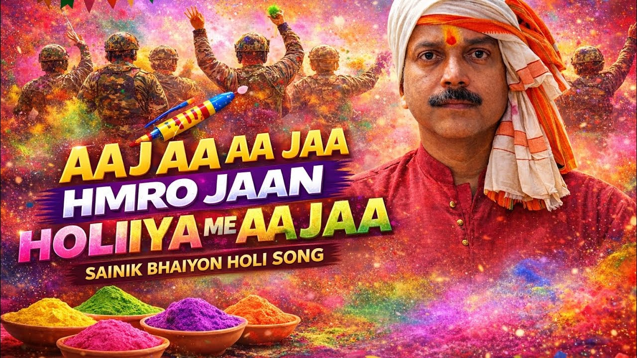 आ जा आ जा हमरो जान | AA JAA AA JAA HMRO JAAN | Holiya Me Aa Jaa | Sainik Bhaiyon Ke Liye Holi Song 