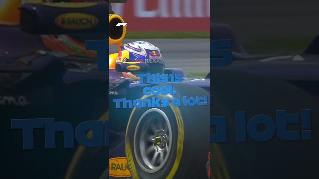 When Daniel Ricciardo Got His First Win 😍