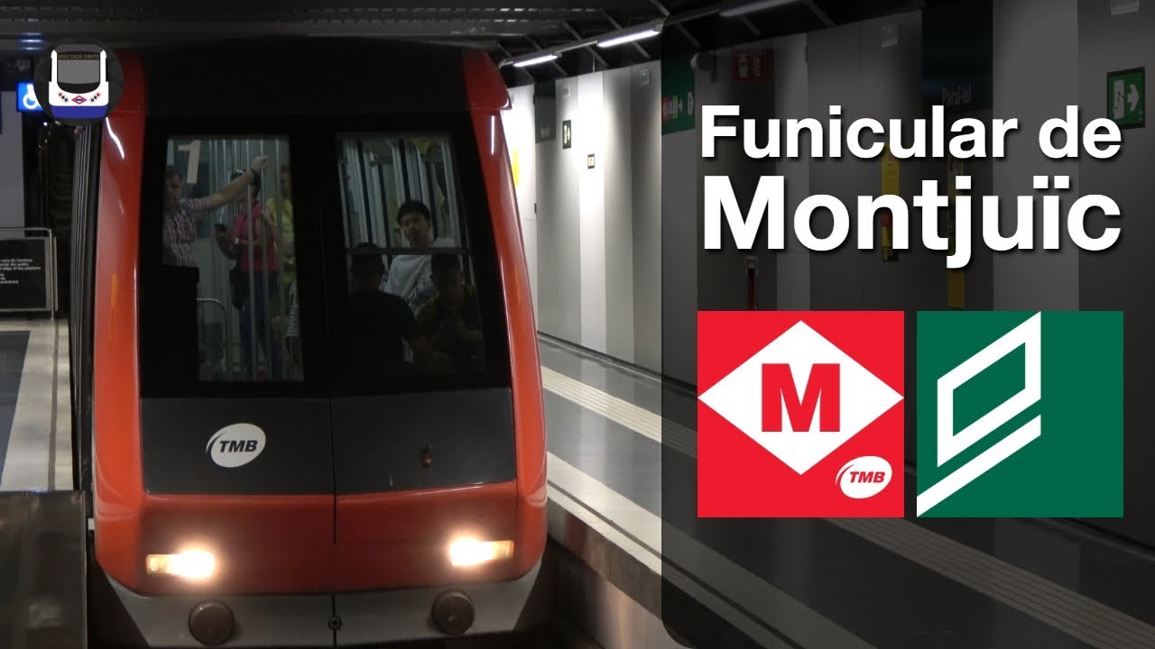 Viajando en el Funicular de Montjuïc
