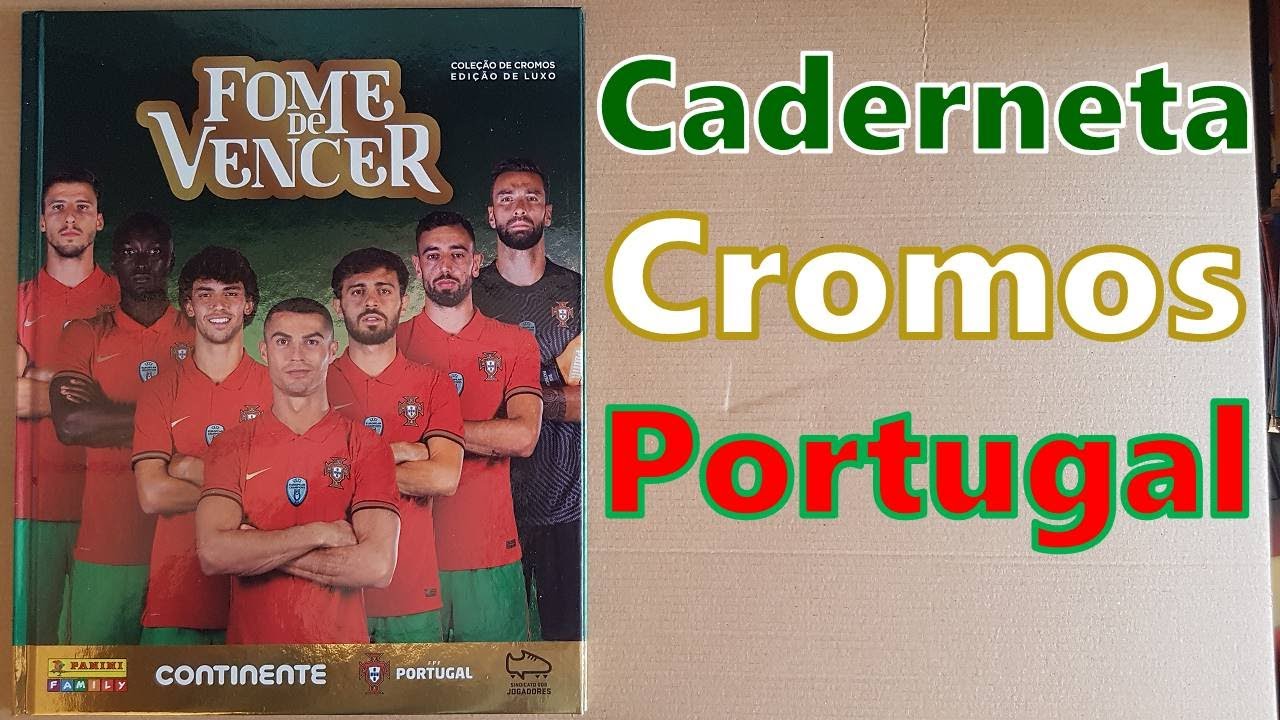 Caderneta FOME DE VENCER 2021 Cromos Portugal Continente