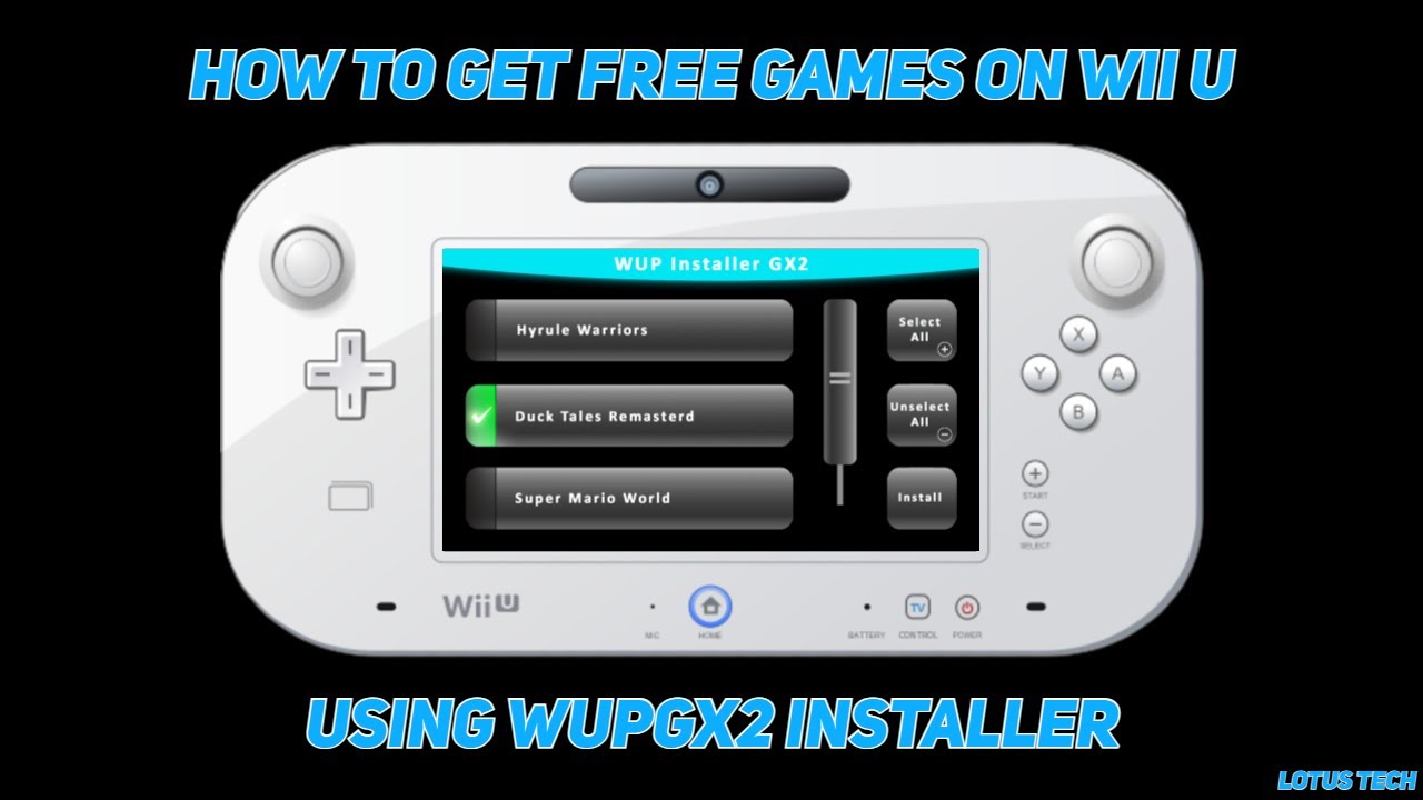How to Get Free Games On Wii U WUPGX2 Guide