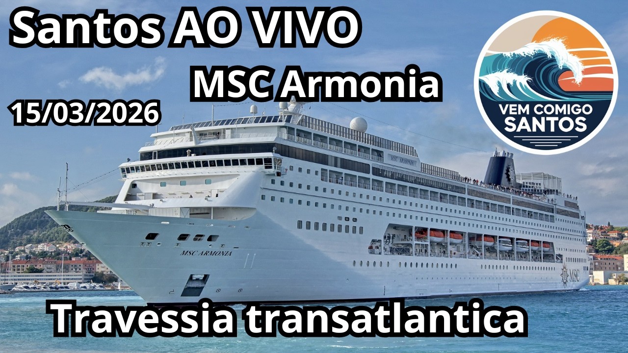 Cruzando o Atlântico | MSC Armonia em Santos