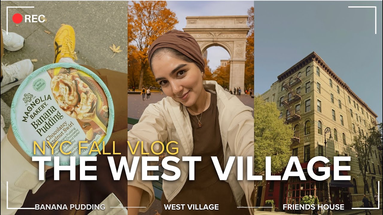 NYC FALL Vlog | Friends Apartment, Magnolia Bakery & Iconic Spots