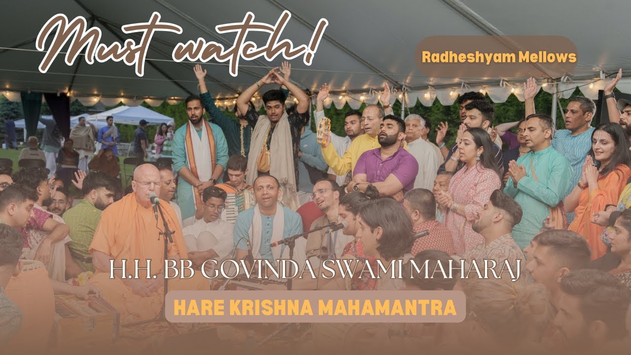 BB Govinda swami Maharaj Set the Night on Fire 🔥 | Radheshyam Mellows 2024 | Finale Kirtan | Toronto