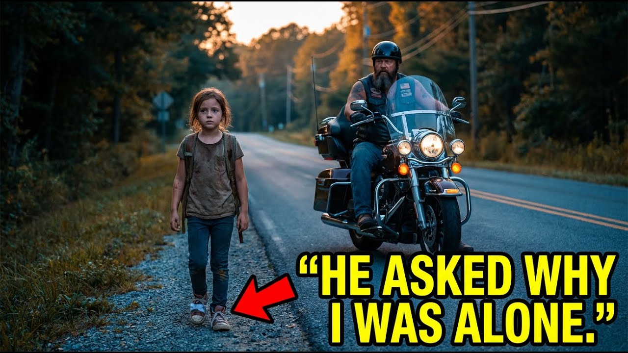 She Walks to School Two Hours Early — Biker Noticed and Followed
