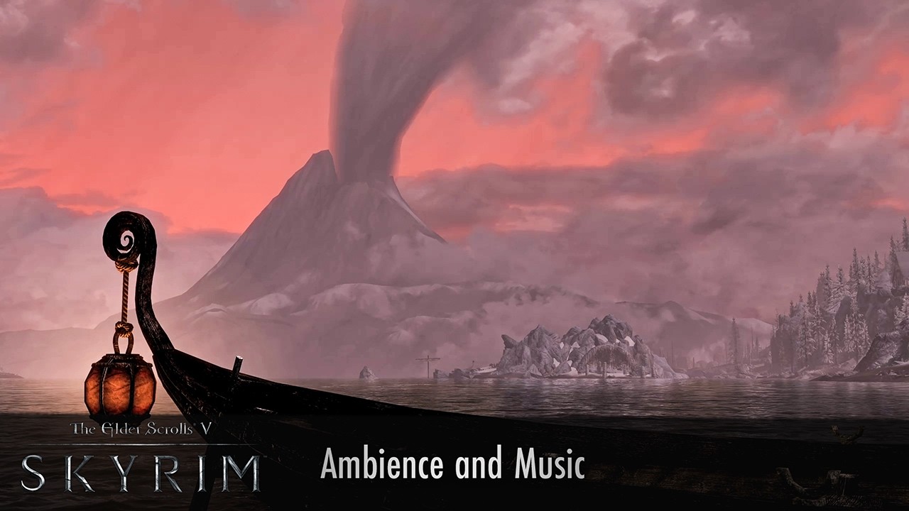 Snow in Solstheim - The Elder Scrolls V: Skyrim - Relaxing Music & Ambience