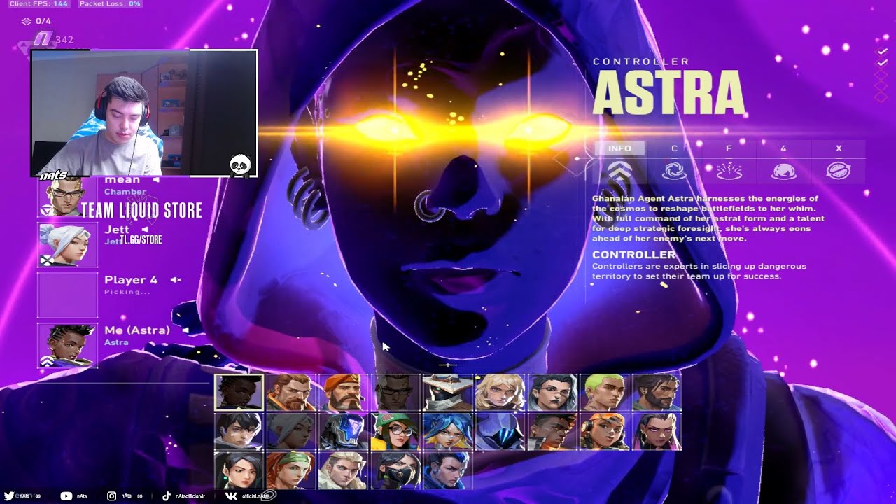 ASTRA ON ASCENT! LIQUID NATS ASTRA VALORANT GAMEPLAY [Full Match VOD]