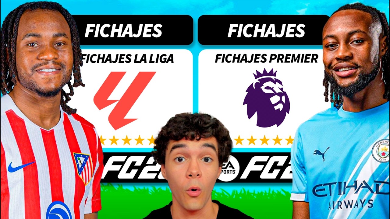 ¡FICHAJES LIGA vs FICHAJES PREMIER LEAGUE en FC 26!