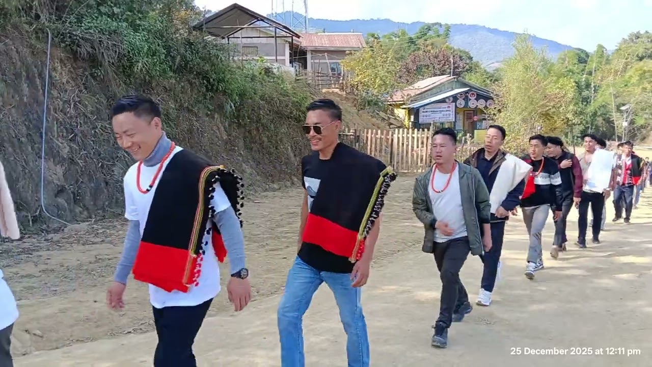 Christmas celebration||enjoying folk round the village||Dec 25 2025