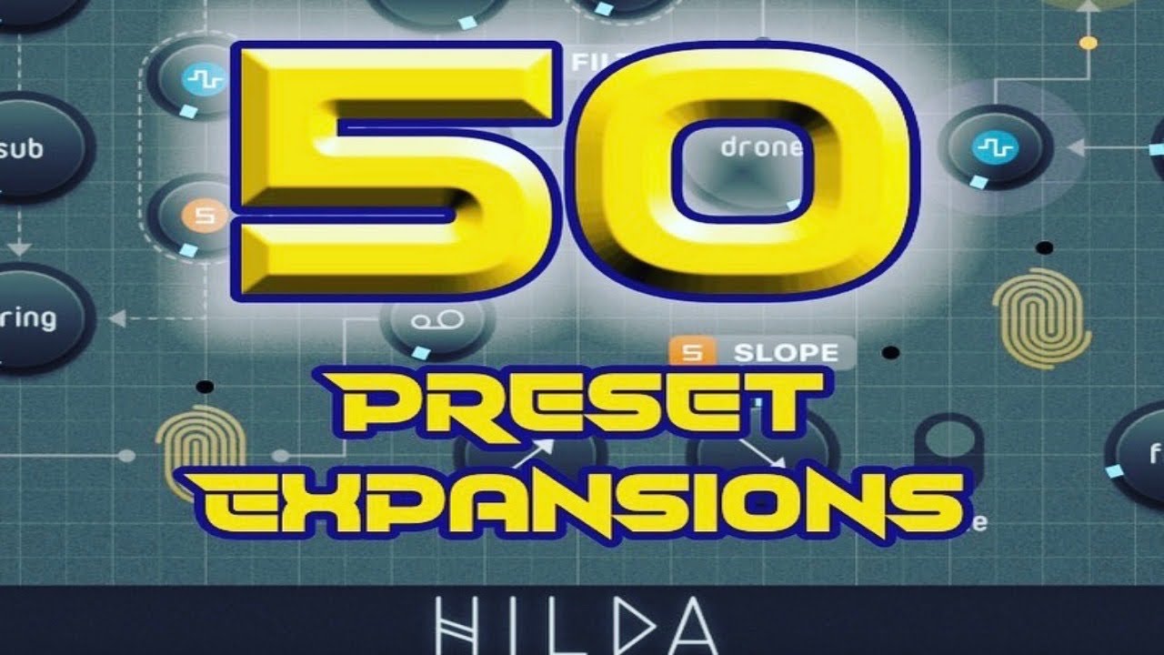 Hilda by Bram Bos. Demo 50 + Preset Expansions Sound Designed by DMT CYMATICS. Available now!