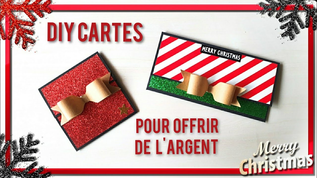 DIY Cadeau de Noël | 2 idées de pochettes pour offrir de l'argent | Original | Scrapbookingbysissi