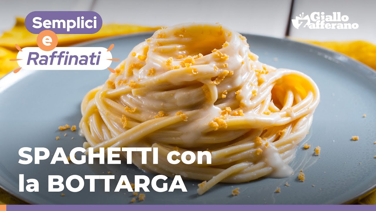 SPAGHETTI con la BOTTARGA: il CAVIALE del MEDITERRANEO😎🍝🤍
