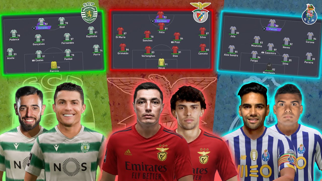 E SE NUNCA FOSSEM EMBORA do BENFICA, PORTO e SPORTING? FIFA 21