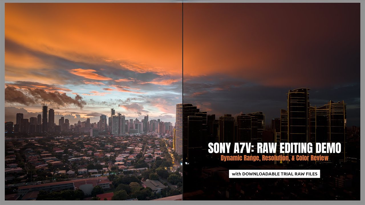 Sony A7V: динамический диапазон, цвет, разрешение — демонстрационный пример редактирования RAW-фа...