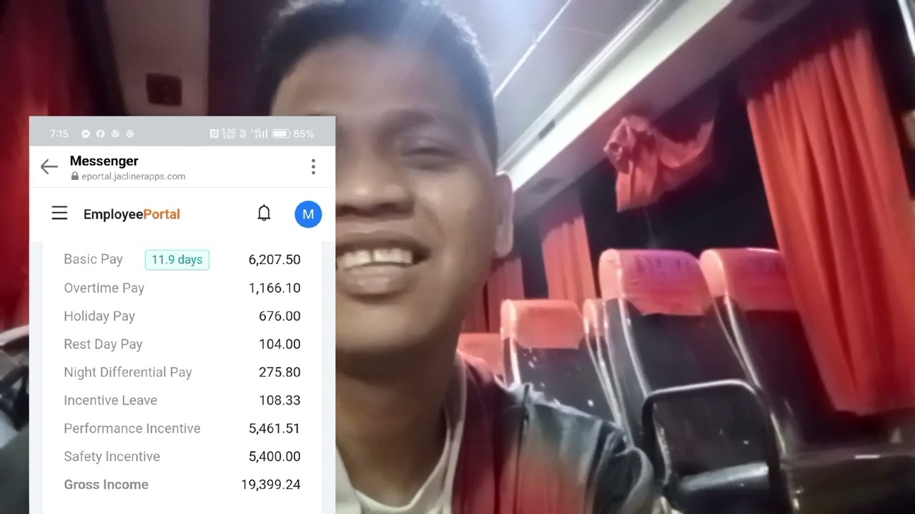 Sahod Reveal Bus Driver sa JAC LINER