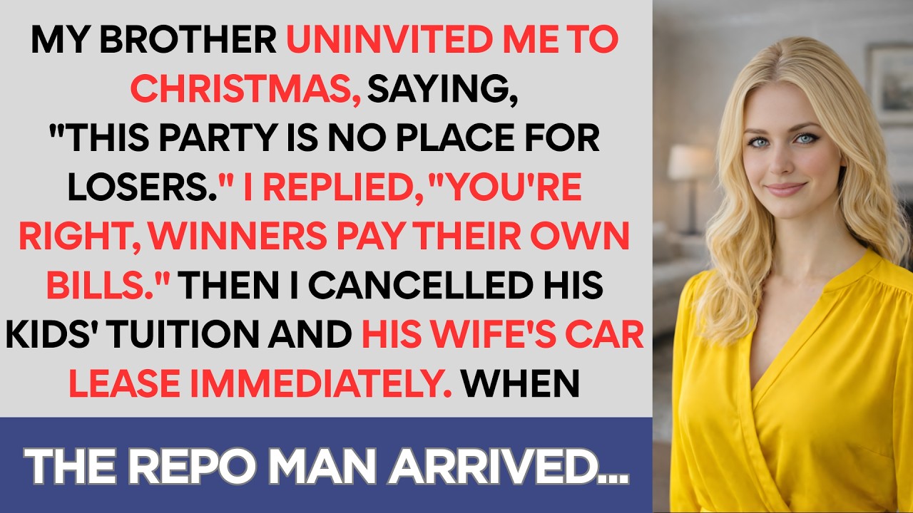 Brother Uninvited Me To Christmas “No Place For Losers”—I Answered “Then Pay Your Own Bills” Then...