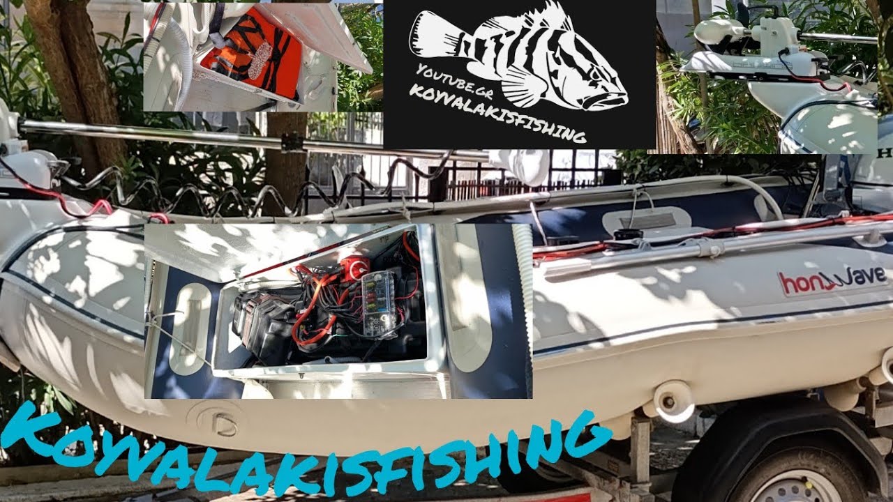 Τοποθέτηση ηλεκτρικής άγκυρας 🪚🔧🧬📐📏🔬 δελφίνιερα κ διαμόρφωση χώρων στο φουσκωτό με ταμπούκια🔋🔋🛟🛟