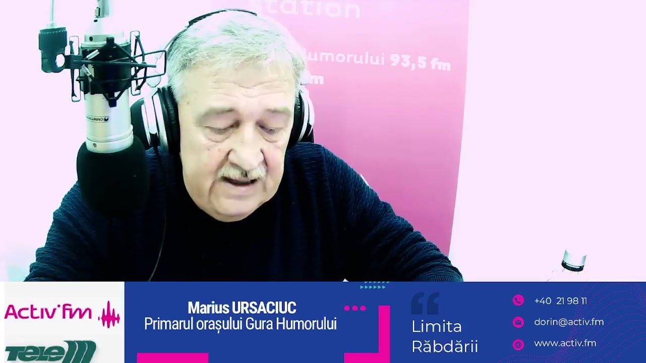 🎙 Marius URSACIUC, primar Gura Humorului, LIVE 📻 Regional Radio