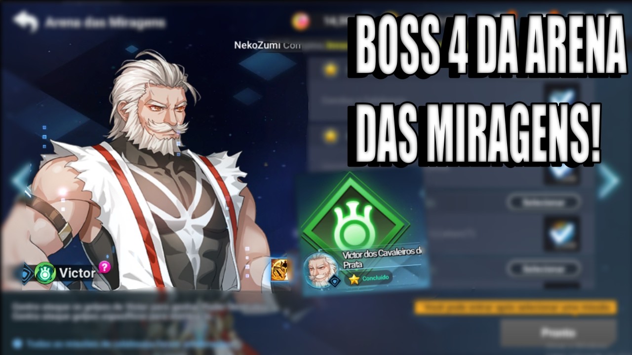 ARENA DAS MIRAGENS BOSS VICTOR GRANDCHASE MOBILE